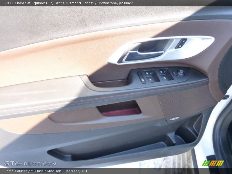 White Diamond Tricoat / Brownstone/Jet Black 2013 Chevrolet Equinox LTZ