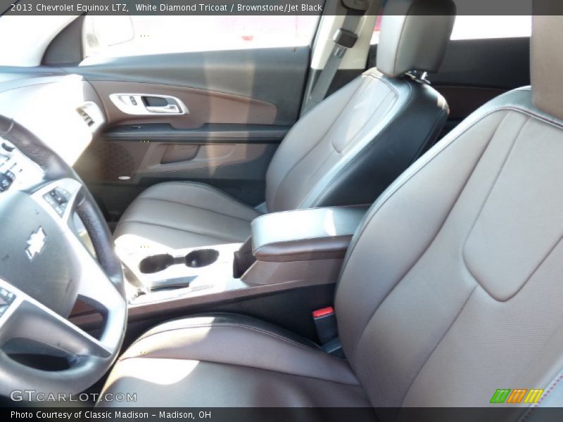 White Diamond Tricoat / Brownstone/Jet Black 2013 Chevrolet Equinox LTZ