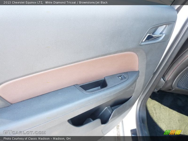 White Diamond Tricoat / Brownstone/Jet Black 2013 Chevrolet Equinox LTZ