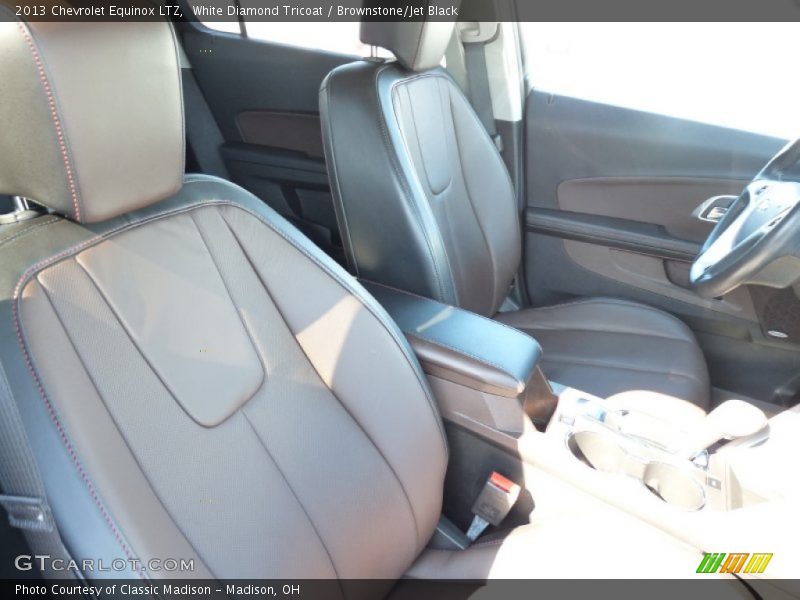 White Diamond Tricoat / Brownstone/Jet Black 2013 Chevrolet Equinox LTZ