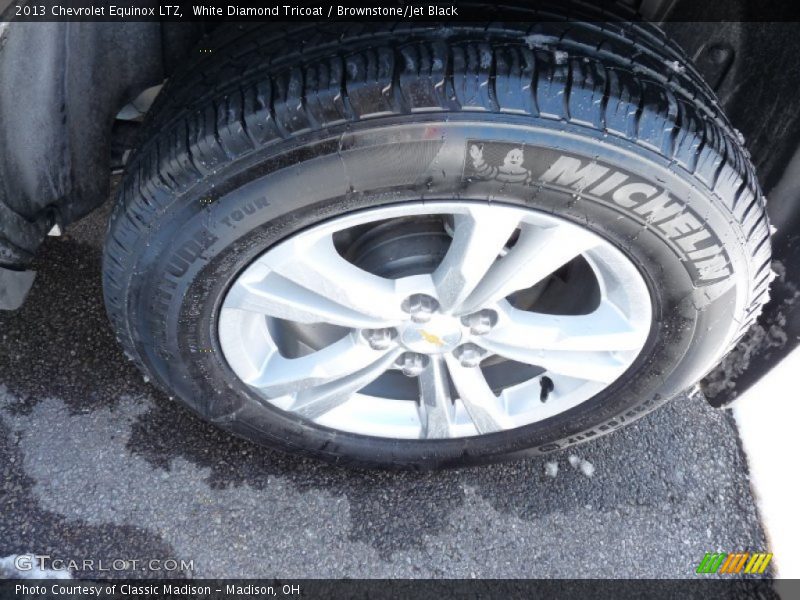 White Diamond Tricoat / Brownstone/Jet Black 2013 Chevrolet Equinox LTZ