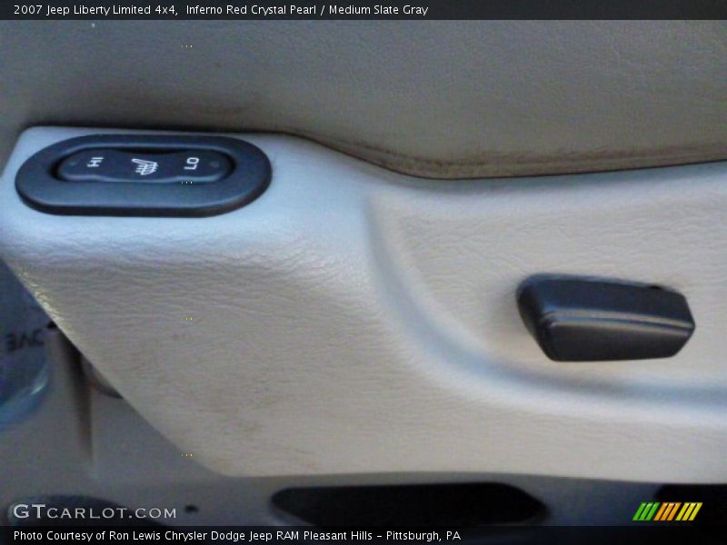 Inferno Red Crystal Pearl / Medium Slate Gray 2007 Jeep Liberty Limited 4x4
