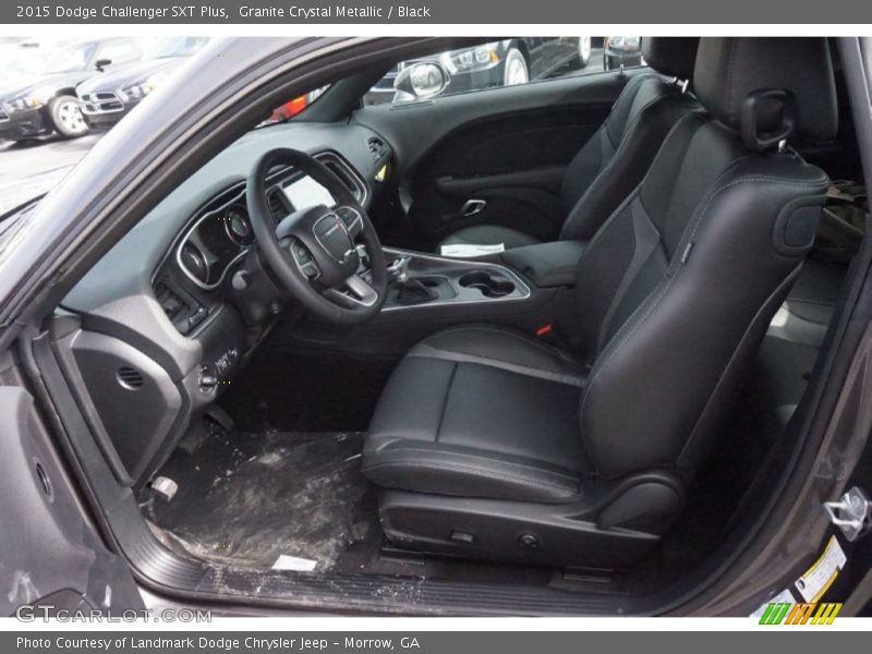  2015 Challenger SXT Plus Black Interior