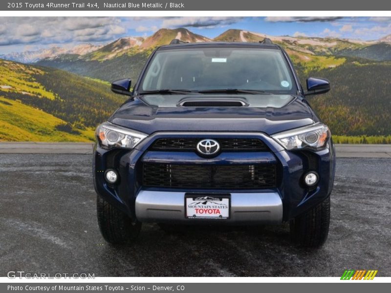 Nautical Blue Metallic / Black 2015 Toyota 4Runner Trail 4x4