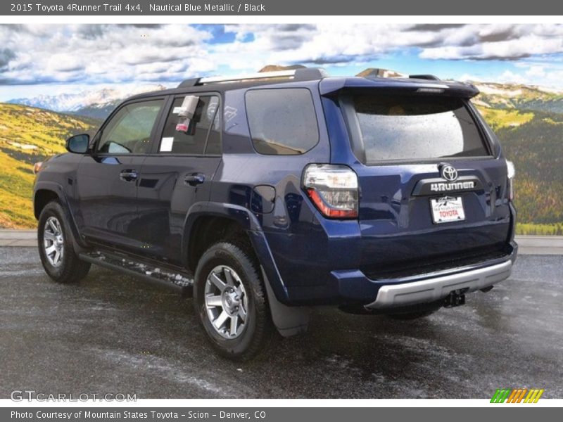 Nautical Blue Metallic / Black 2015 Toyota 4Runner Trail 4x4