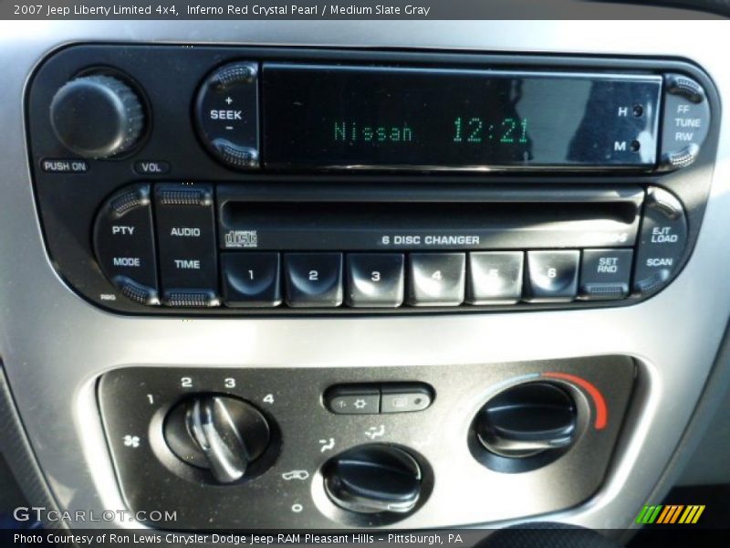 Inferno Red Crystal Pearl / Medium Slate Gray 2007 Jeep Liberty Limited 4x4