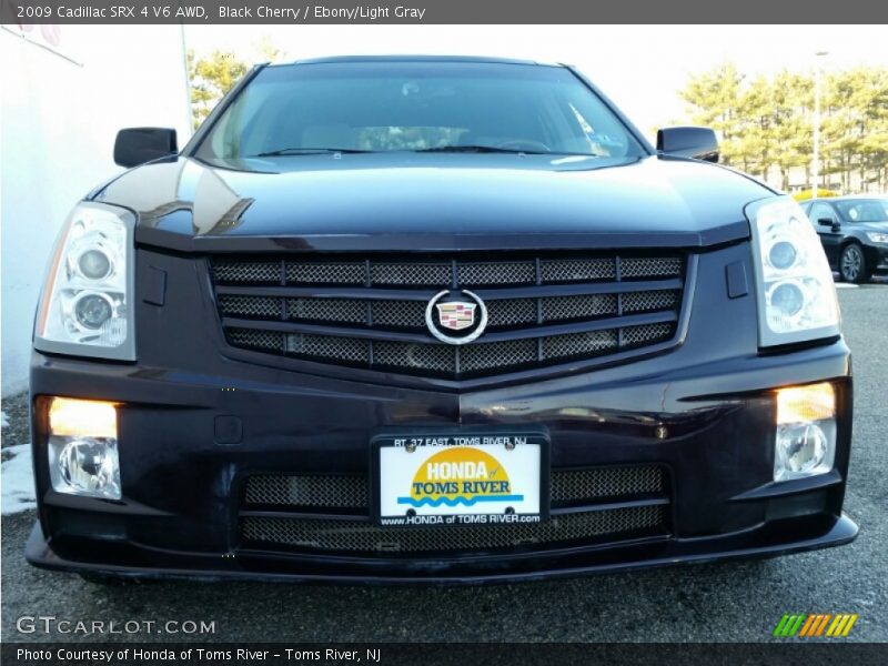 Black Cherry / Ebony/Light Gray 2009 Cadillac SRX 4 V6 AWD