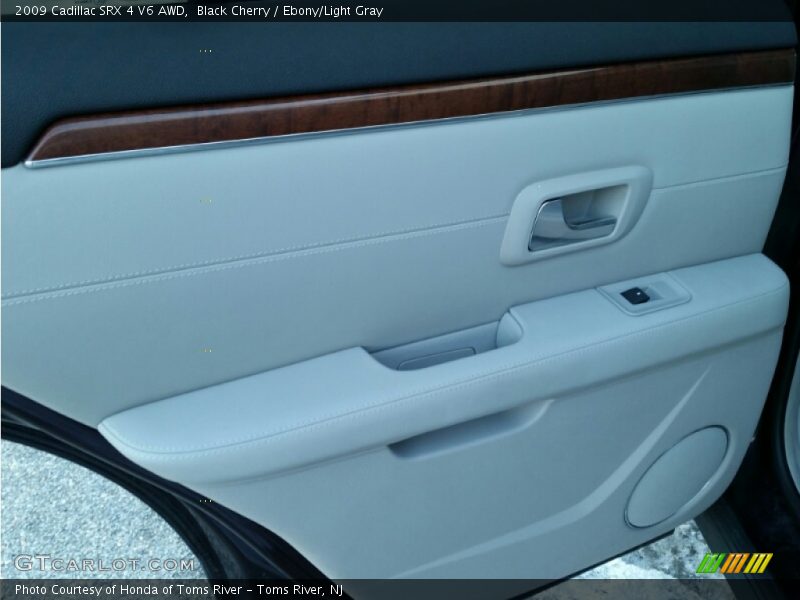 Black Cherry / Ebony/Light Gray 2009 Cadillac SRX 4 V6 AWD