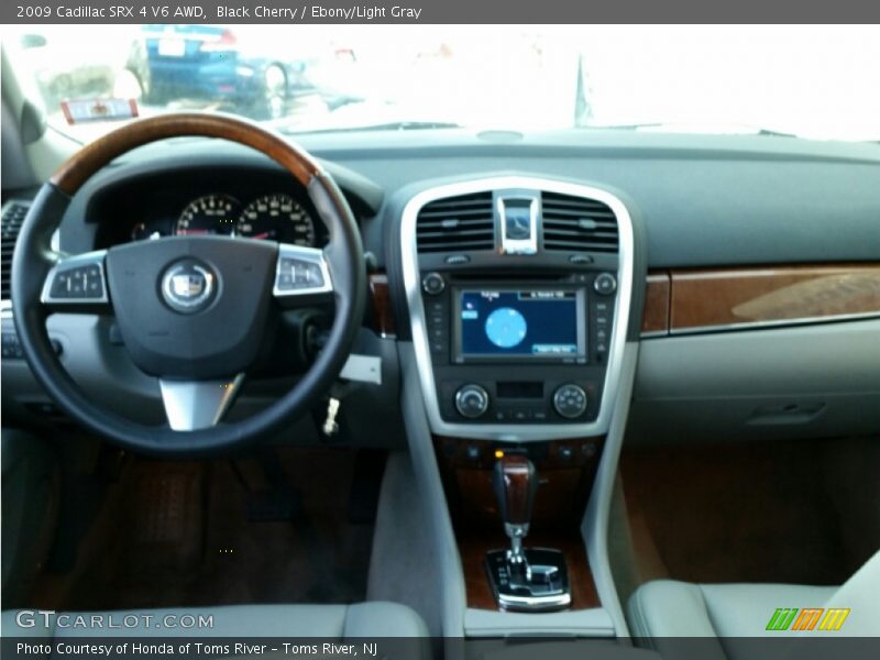 Black Cherry / Ebony/Light Gray 2009 Cadillac SRX 4 V6 AWD