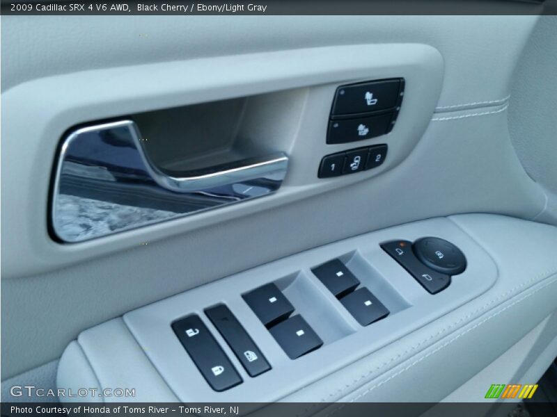 Black Cherry / Ebony/Light Gray 2009 Cadillac SRX 4 V6 AWD