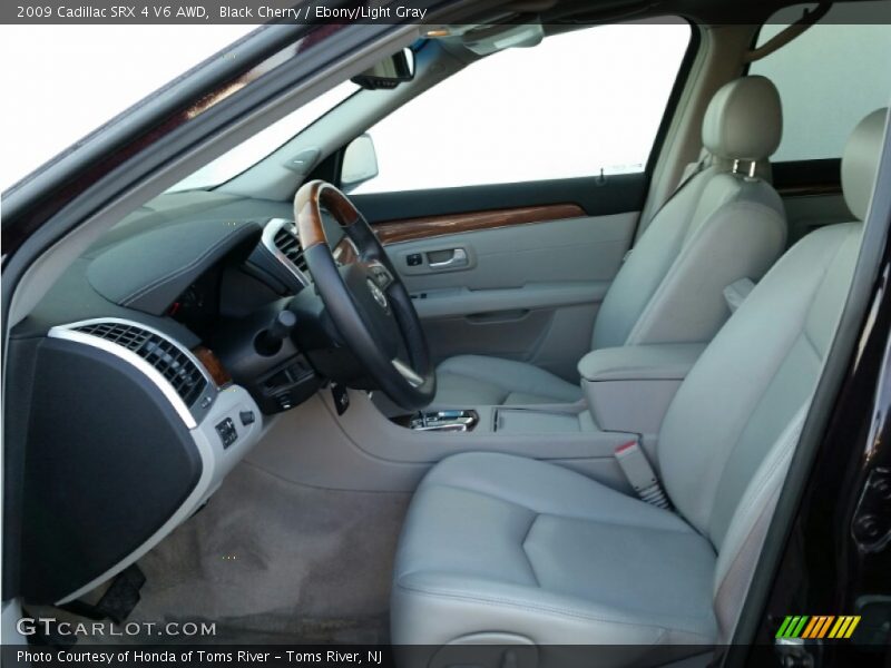 Black Cherry / Ebony/Light Gray 2009 Cadillac SRX 4 V6 AWD