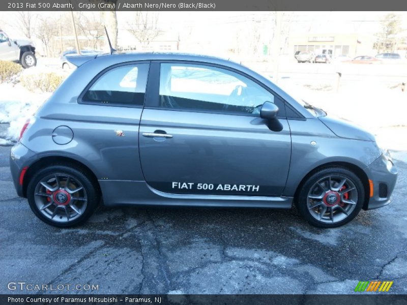 Grigio (Gray) / Abarth Nero/Nero (Black/Black) 2013 Fiat 500 Abarth