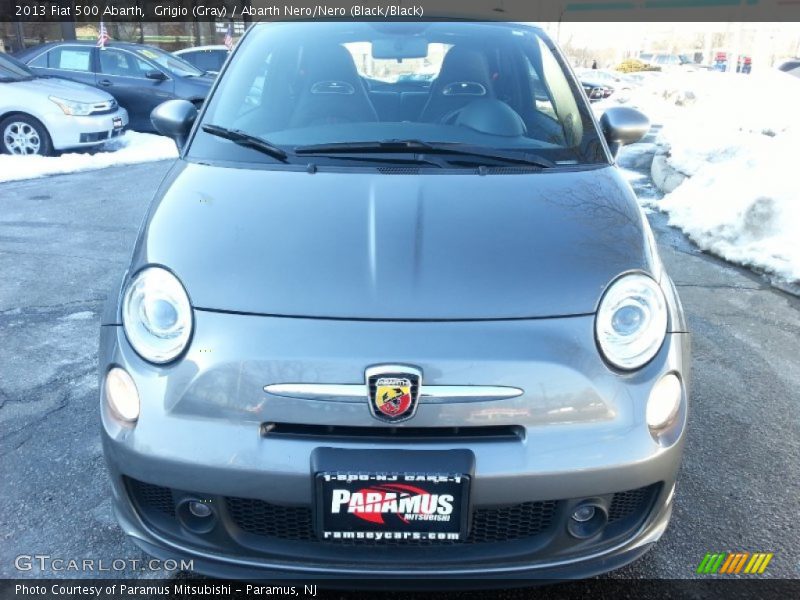 Grigio (Gray) / Abarth Nero/Nero (Black/Black) 2013 Fiat 500 Abarth