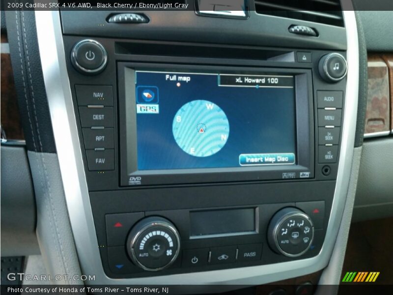 Black Cherry / Ebony/Light Gray 2009 Cadillac SRX 4 V6 AWD