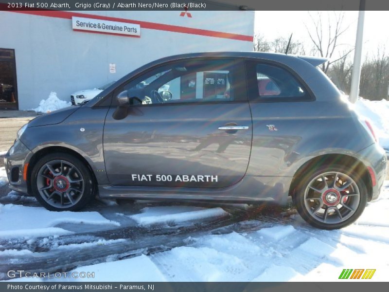 Grigio (Gray) / Abarth Nero/Nero (Black/Black) 2013 Fiat 500 Abarth