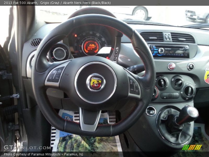 Grigio (Gray) / Abarth Nero/Nero (Black/Black) 2013 Fiat 500 Abarth
