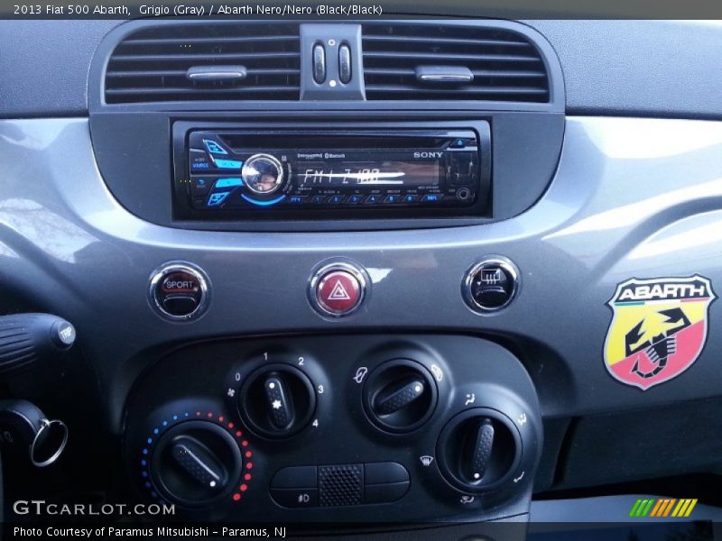 Grigio (Gray) / Abarth Nero/Nero (Black/Black) 2013 Fiat 500 Abarth