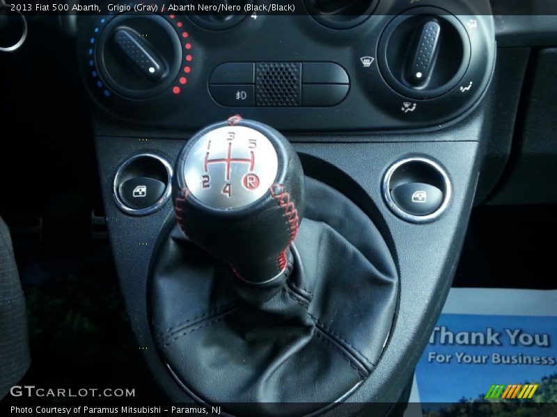 Grigio (Gray) / Abarth Nero/Nero (Black/Black) 2013 Fiat 500 Abarth