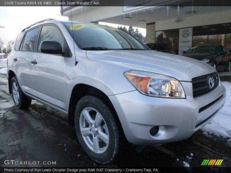 Classic Silver Metallic / Ash 2008 Toyota RAV4 V6 4WD