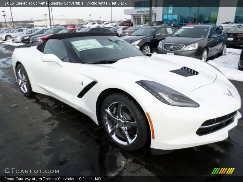 Front 3/4 View of 2015 Corvette Stingray Convertible