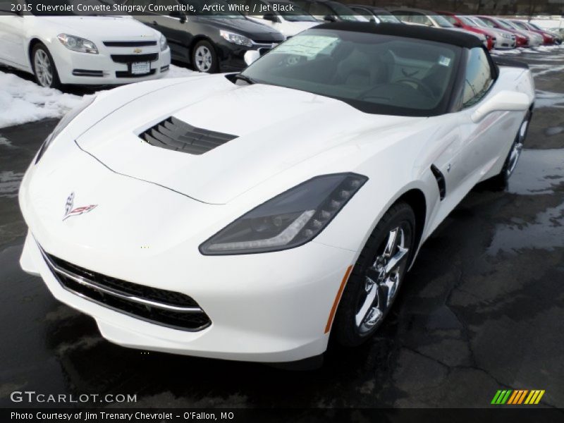 Front 3/4 View of 2015 Corvette Stingray Convertible