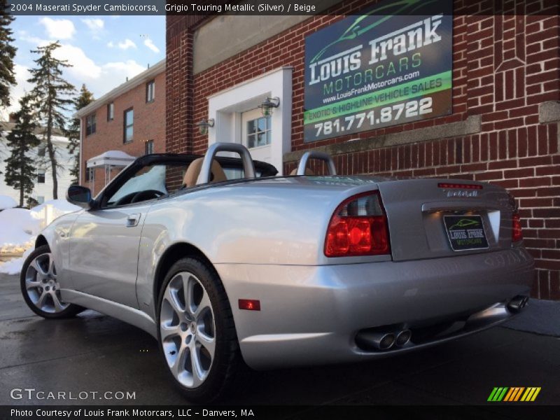 Grigio Touring Metallic (Silver) / Beige 2004 Maserati Spyder Cambiocorsa