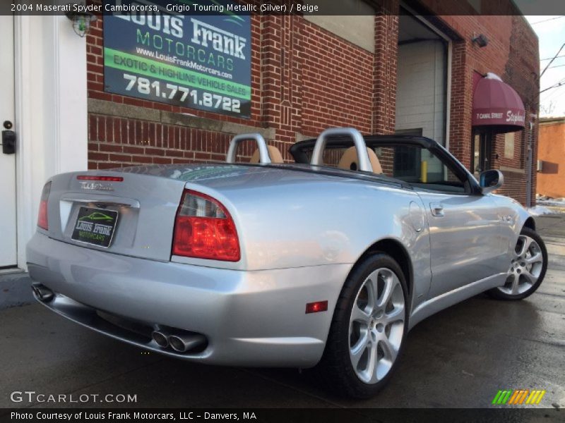 Grigio Touring Metallic (Silver) / Beige 2004 Maserati Spyder Cambiocorsa