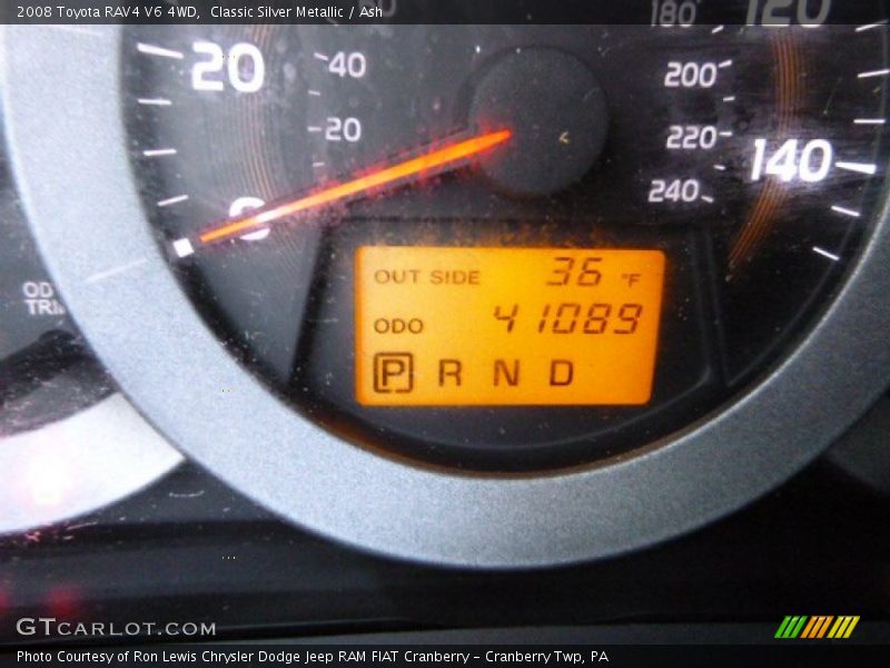 Classic Silver Metallic / Ash 2008 Toyota RAV4 V6 4WD
