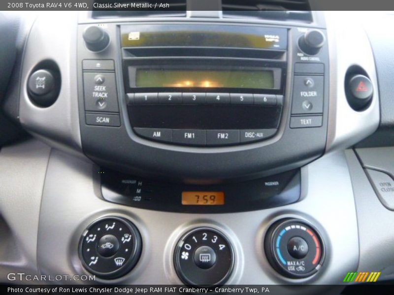 Classic Silver Metallic / Ash 2008 Toyota RAV4 V6 4WD