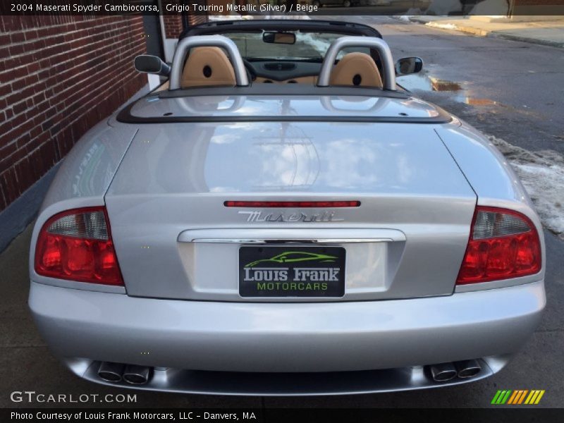Grigio Touring Metallic (Silver) / Beige 2004 Maserati Spyder Cambiocorsa