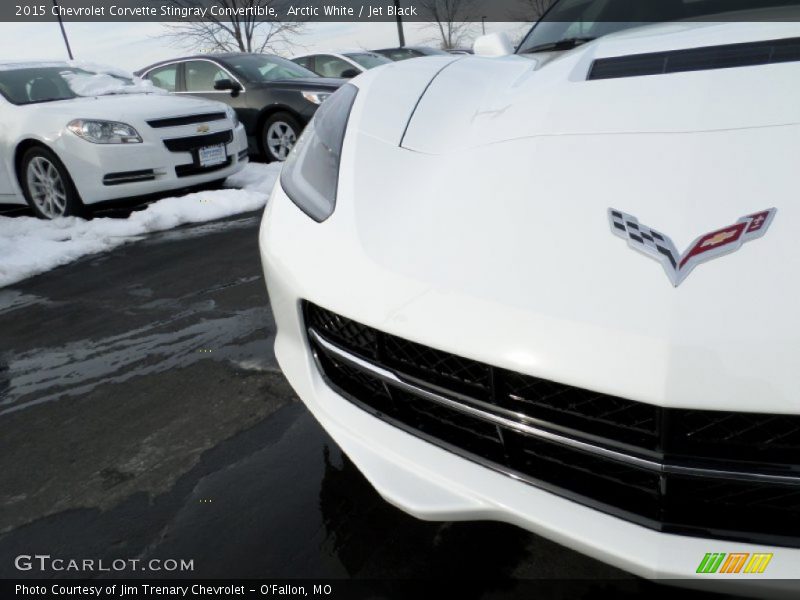 Arctic White / Jet Black 2015 Chevrolet Corvette Stingray Convertible