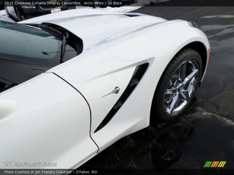 Arctic White / Jet Black 2015 Chevrolet Corvette Stingray Convertible