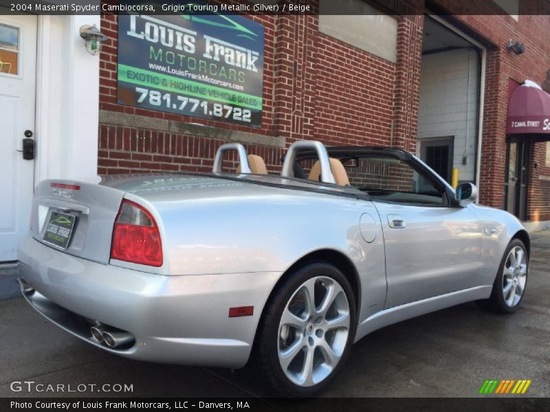 Grigio Touring Metallic (Silver) / Beige 2004 Maserati Spyder Cambiocorsa