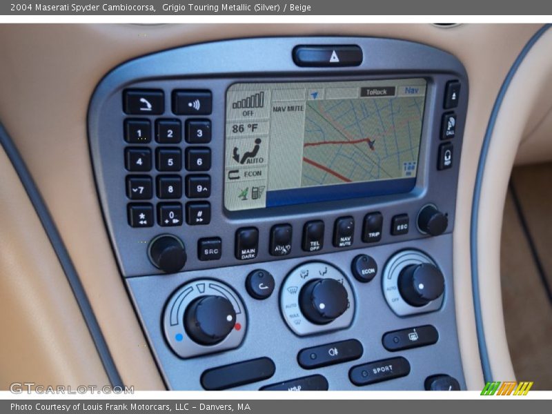 Navigation of 2004 Spyder Cambiocorsa