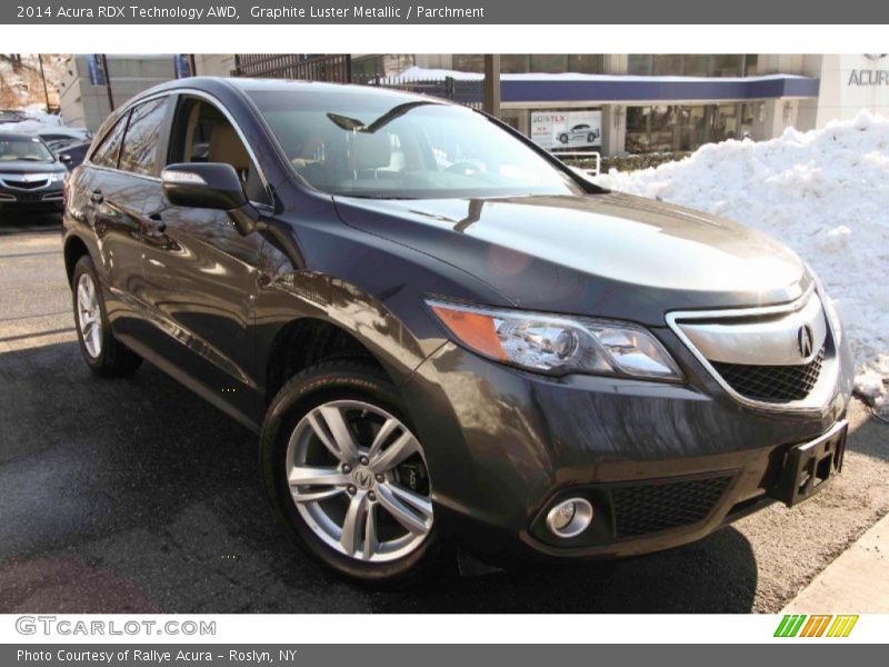 Graphite Luster Metallic / Parchment 2014 Acura RDX Technology AWD