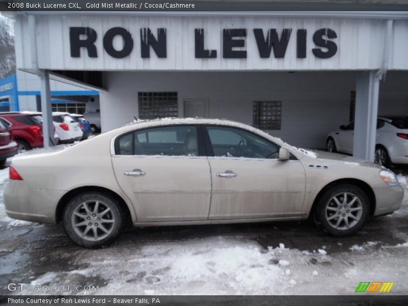 Gold Mist Metallic / Cocoa/Cashmere 2008 Buick Lucerne CXL