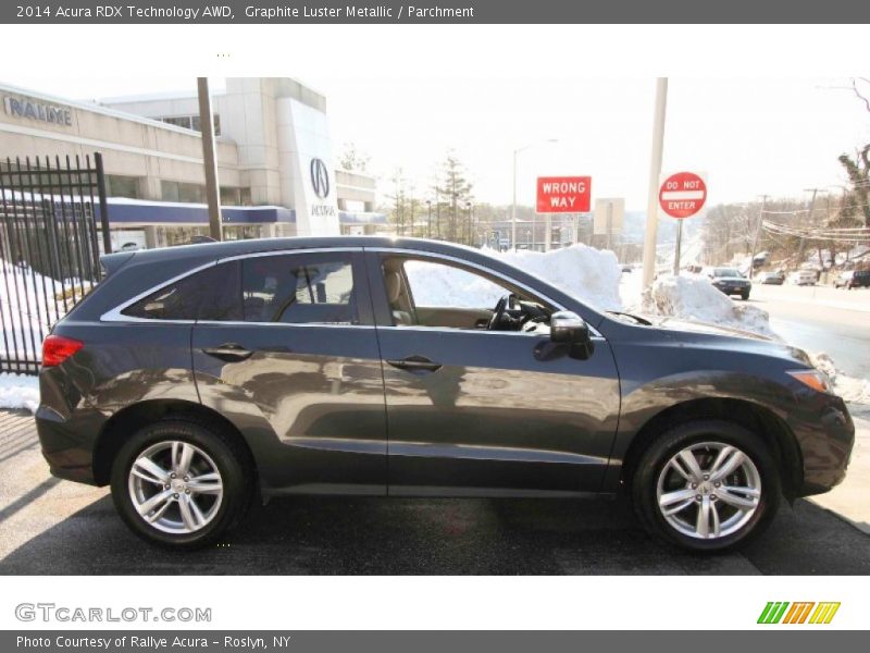 Graphite Luster Metallic / Parchment 2014 Acura RDX Technology AWD