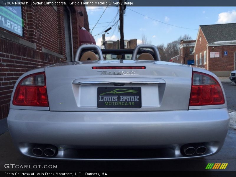 Grigio Touring Metallic (Silver) / Beige 2004 Maserati Spyder Cambiocorsa