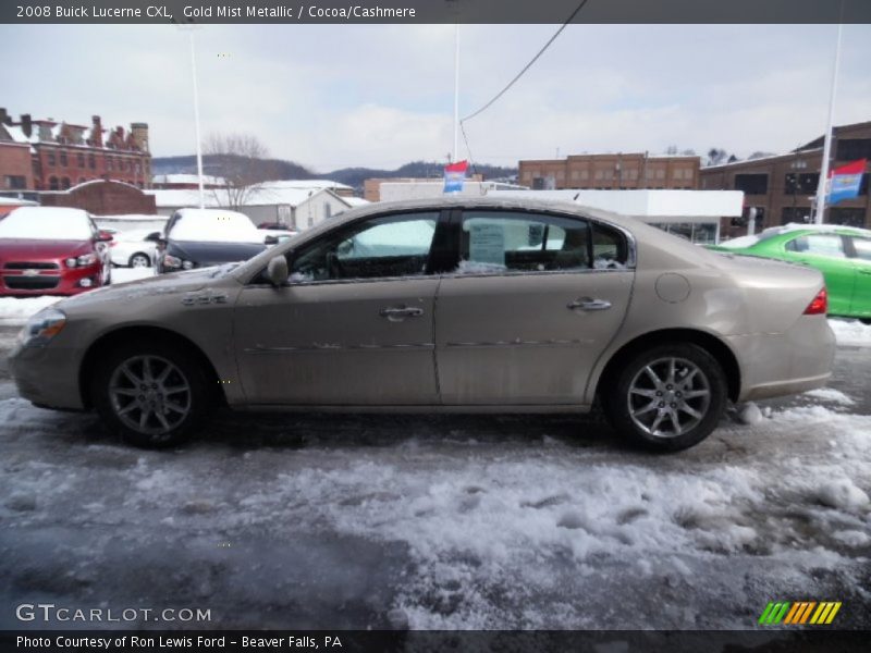 Gold Mist Metallic / Cocoa/Cashmere 2008 Buick Lucerne CXL