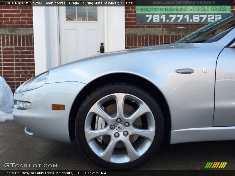 Grigio Touring Metallic (Silver) / Beige 2004 Maserati Spyder Cambiocorsa