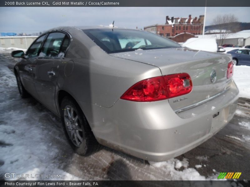 Gold Mist Metallic / Cocoa/Cashmere 2008 Buick Lucerne CXL