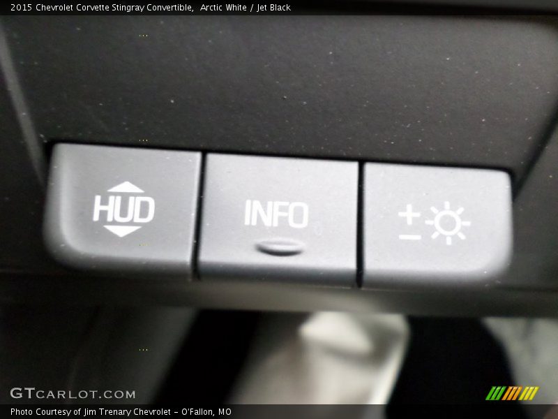 Controls of 2015 Corvette Stingray Convertible