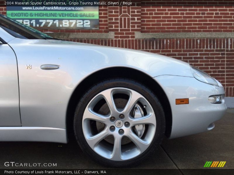 Grigio Touring Metallic (Silver) / Beige 2004 Maserati Spyder Cambiocorsa