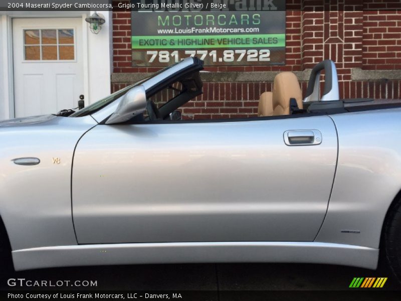 Grigio Touring Metallic (Silver) / Beige 2004 Maserati Spyder Cambiocorsa