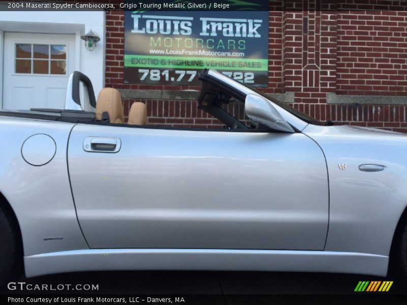 Grigio Touring Metallic (Silver) / Beige 2004 Maserati Spyder Cambiocorsa