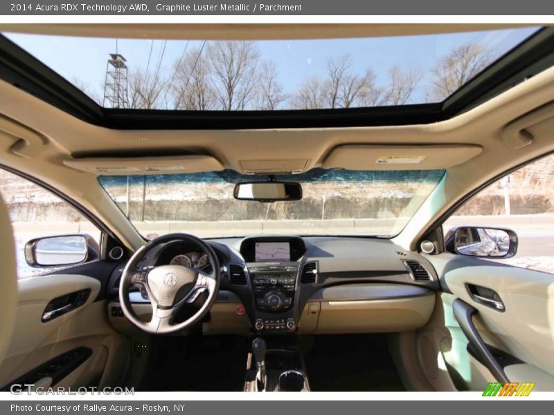Graphite Luster Metallic / Parchment 2014 Acura RDX Technology AWD