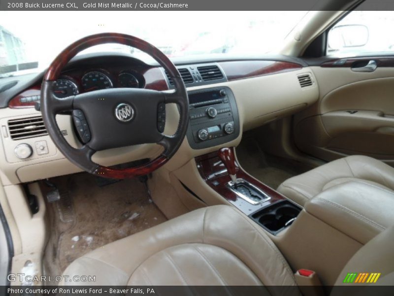Gold Mist Metallic / Cocoa/Cashmere 2008 Buick Lucerne CXL
