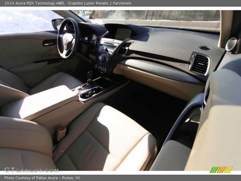 Graphite Luster Metallic / Parchment 2014 Acura RDX Technology AWD