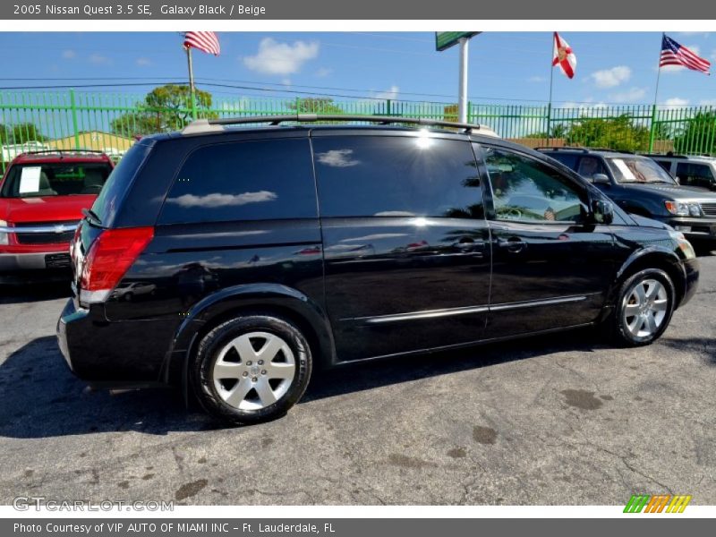 Galaxy Black / Beige 2005 Nissan Quest 3.5 SE