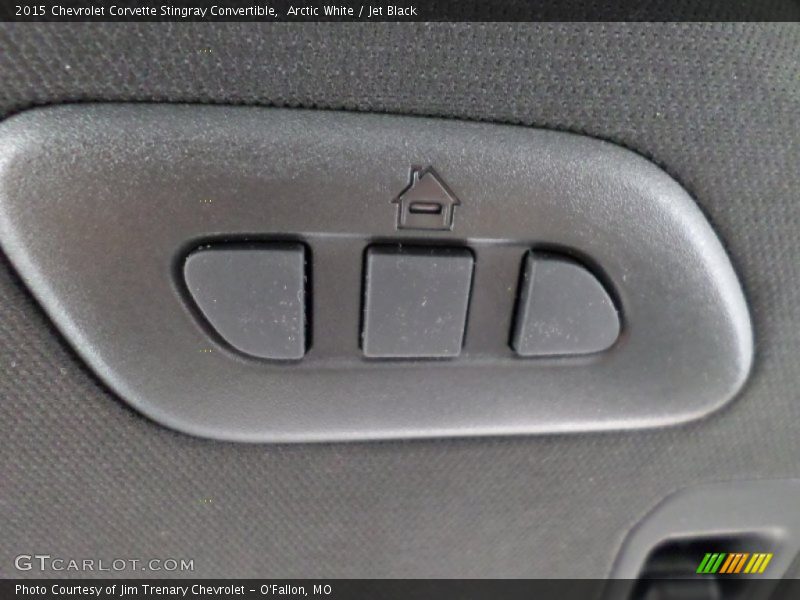 Controls of 2015 Corvette Stingray Convertible